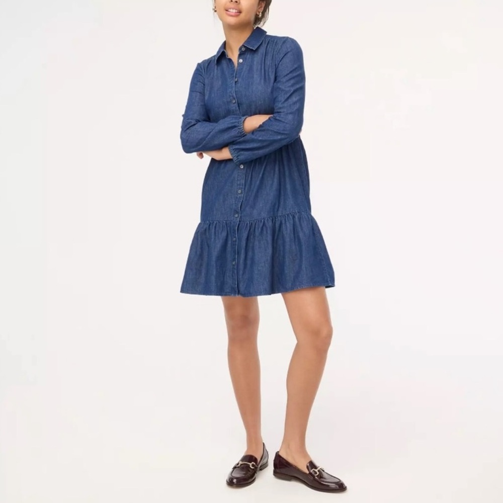 J. Crew Denim Chambray Dress
